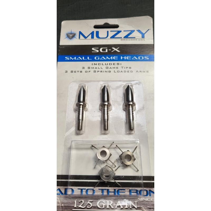 Lames Muzzy SG-X - 125 grn